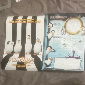 Penguins of Madagascar Movie Poster 2014 Origin 2-Sided 13.5x20